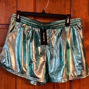 New Taydey Mens Metallic Boxer Shirts XL NWT